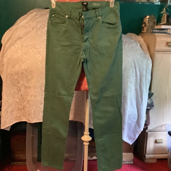 H&M Other - Men’s H&M Green Pants Size 31 Slim Fit